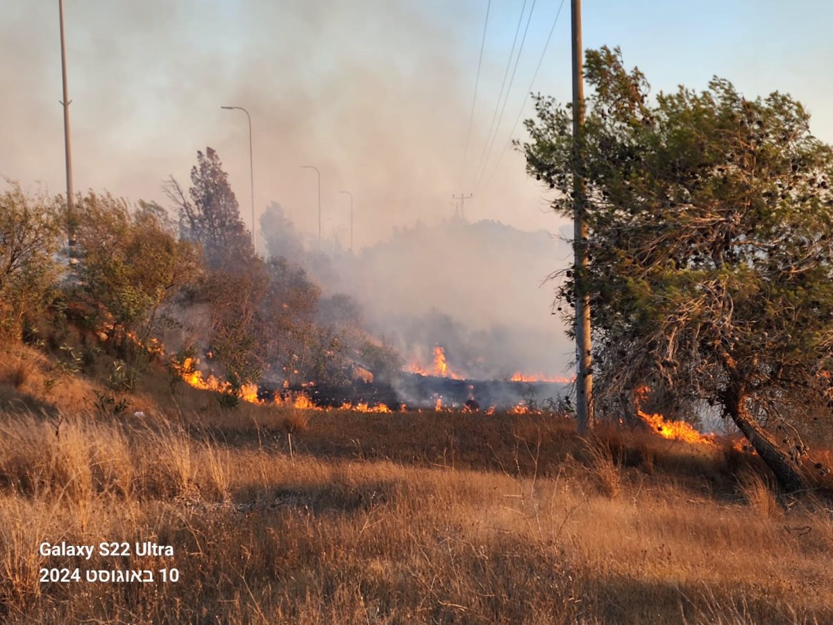 קרדיט: תיעוד מבצעי כבאות והצלה לישראל מחוז דרום